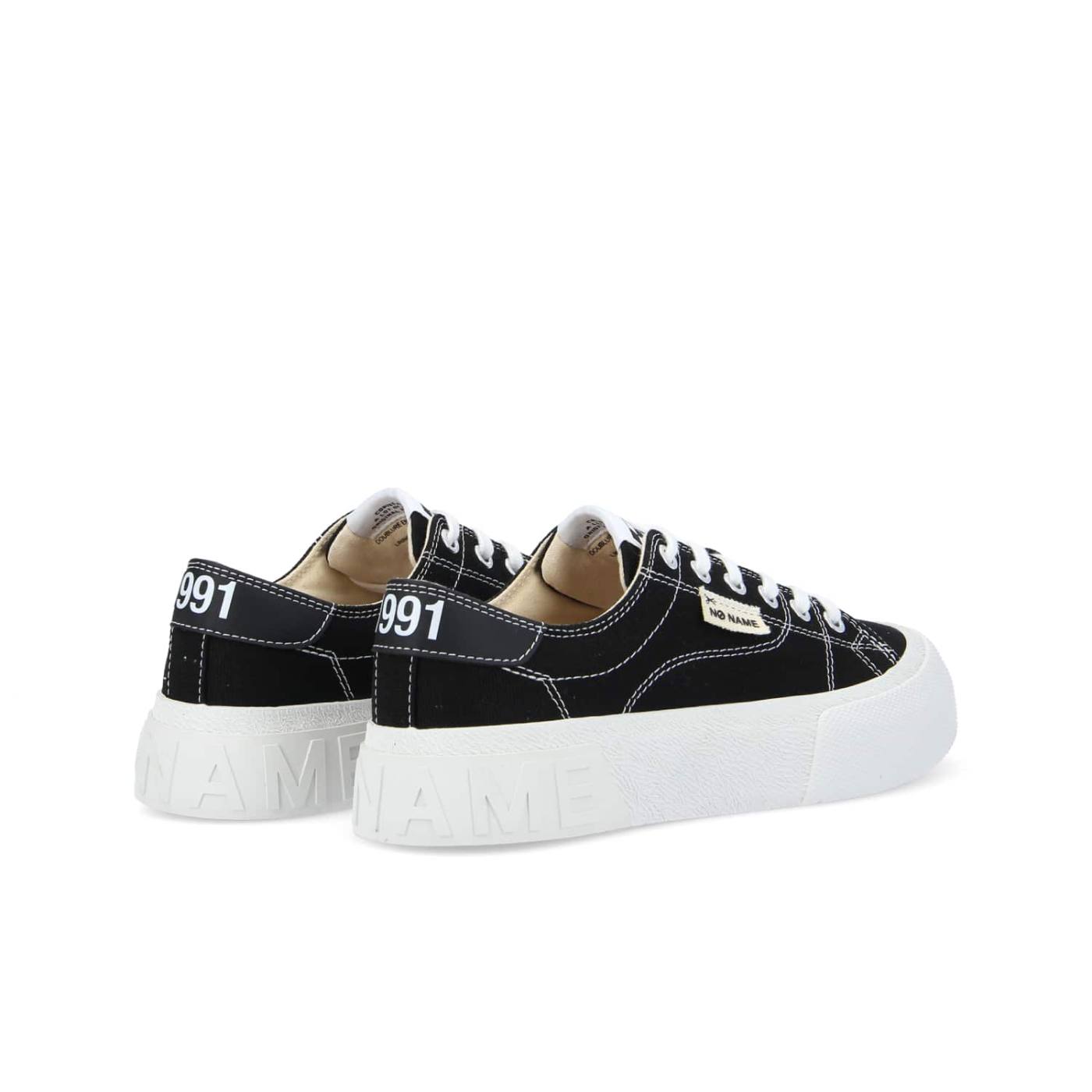 SNEAKER RESET W - TELA RICICLATA - NERO/PUNTO BIANCO